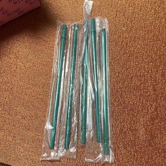 Starbucks Accessories - - Starbucks green Straws Bundle of 5